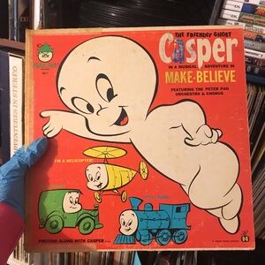 1963 Casper The Friendly Ghost Make-Believe Vinyl record